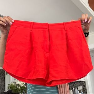 Babaton orange shorts
